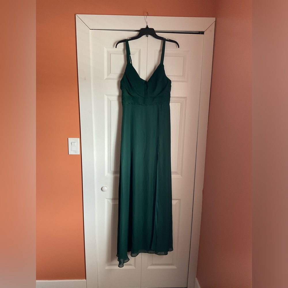 Bridy Grey Chiffon Dress